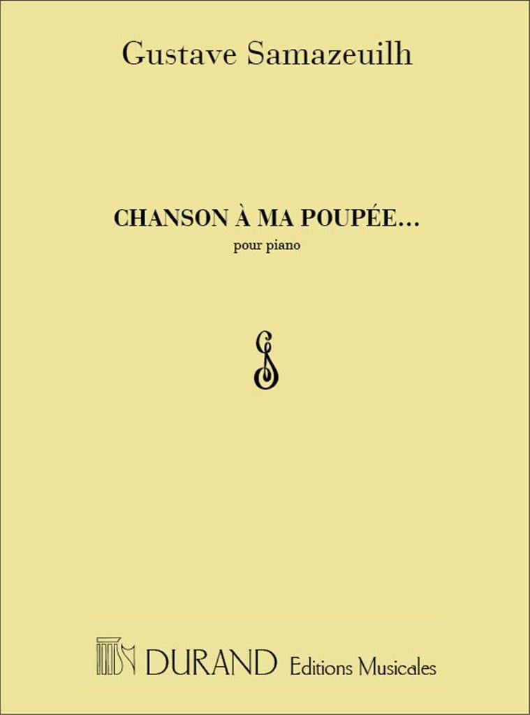 Chanson A Ma Poupee Piano